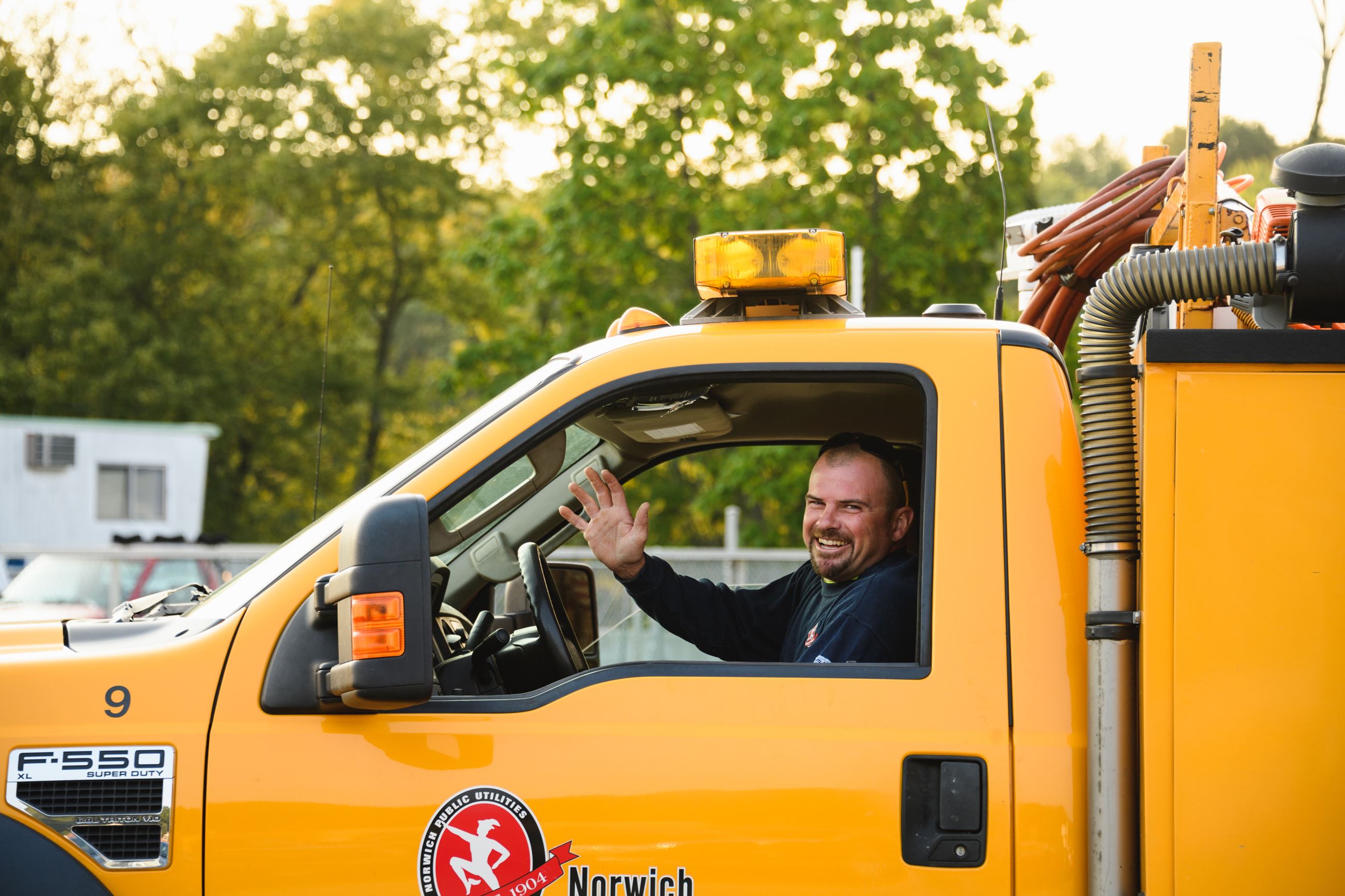 NPU Worker in a truck